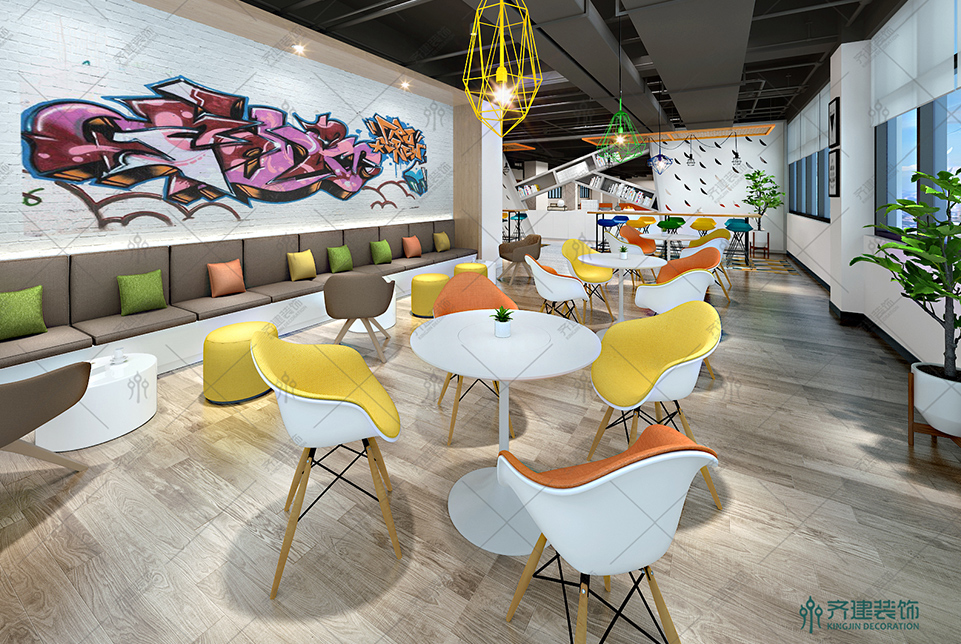 上?？靷}智能科技辦公活動室裝修設計效果圖