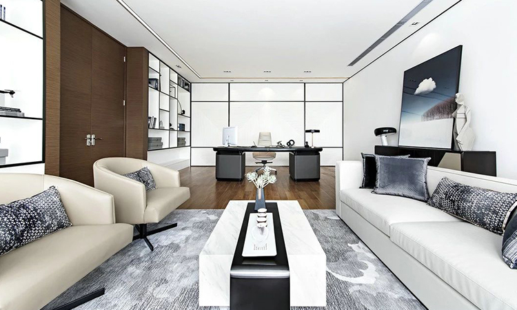 上?？萍硷L總經(jīng)理辦公室裝修設計