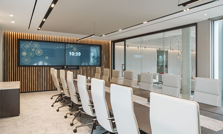 上海現(xiàn)代辦公會議室裝修設(shè)計