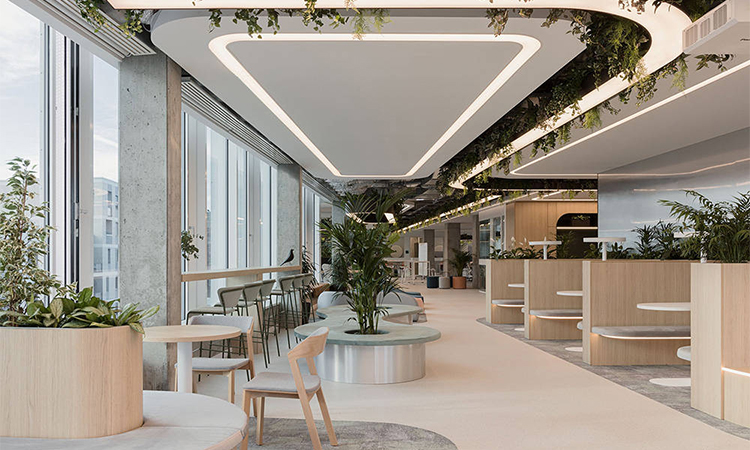 上海開(kāi)放辦公區(qū)裝修施工竣工照