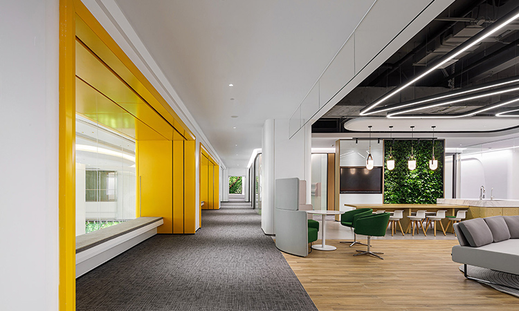 上海辦公室回廊照明設計