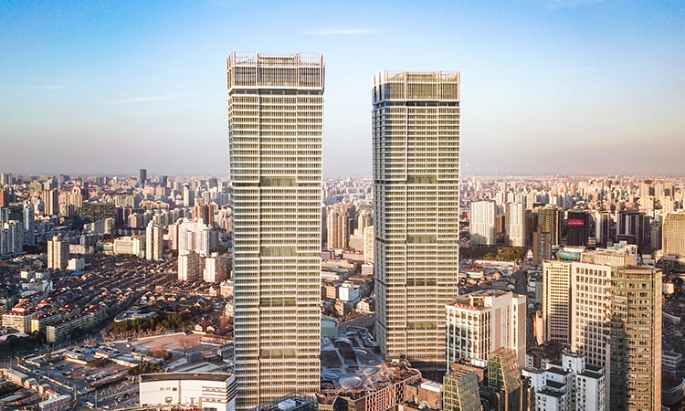 上海北外灘來(lái)福士寫(xiě)字樓辦公室裝修