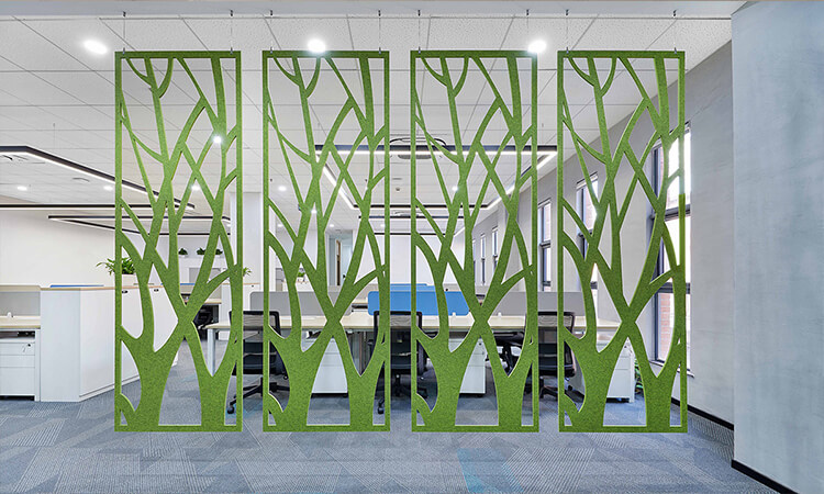 廠房二樓隔音辦公室裝修效果圖