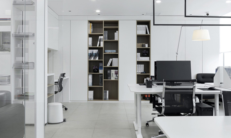 辦公室簡約環(huán)保裝修效果