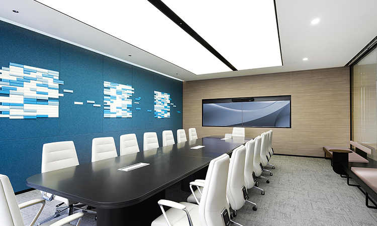 氣派的會議室完工照