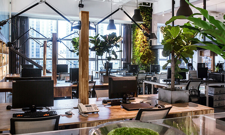 高層寫字樓辦公室裝修效果