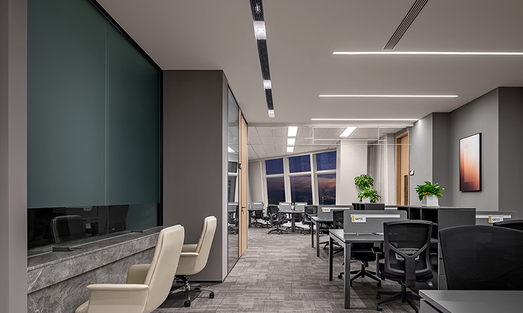 上海專業(yè)辦公室裝修公司員工區(qū)