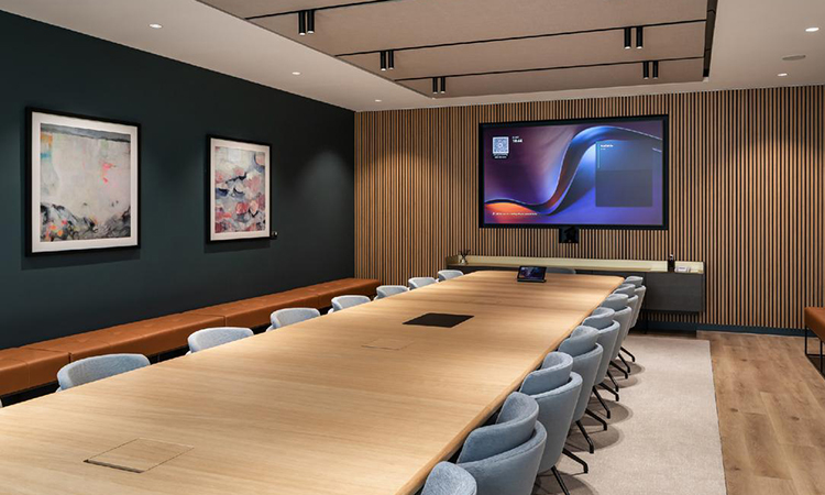 長寧某金融企業(yè)辦公會(huì)議室竣工