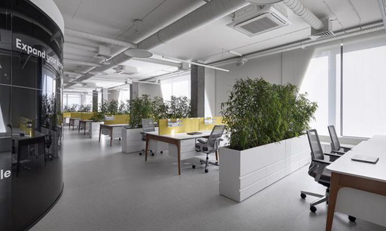 上海室內(nèi)辦公室開放員工區(qū)設(shè)計(jì)